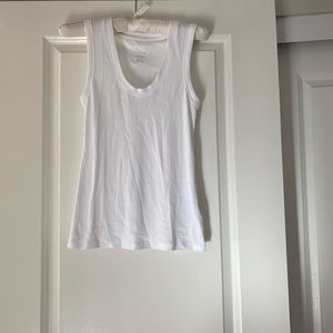 A new day basic white cotton tank top